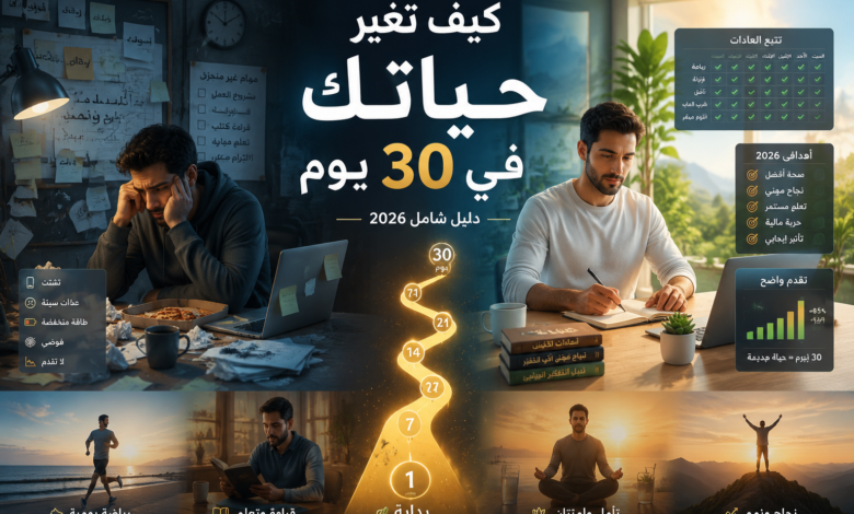 كيف تغير حياتك في 30 يوم دليل شامل 2026