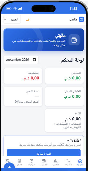 تطبيق تدبير الميزانية